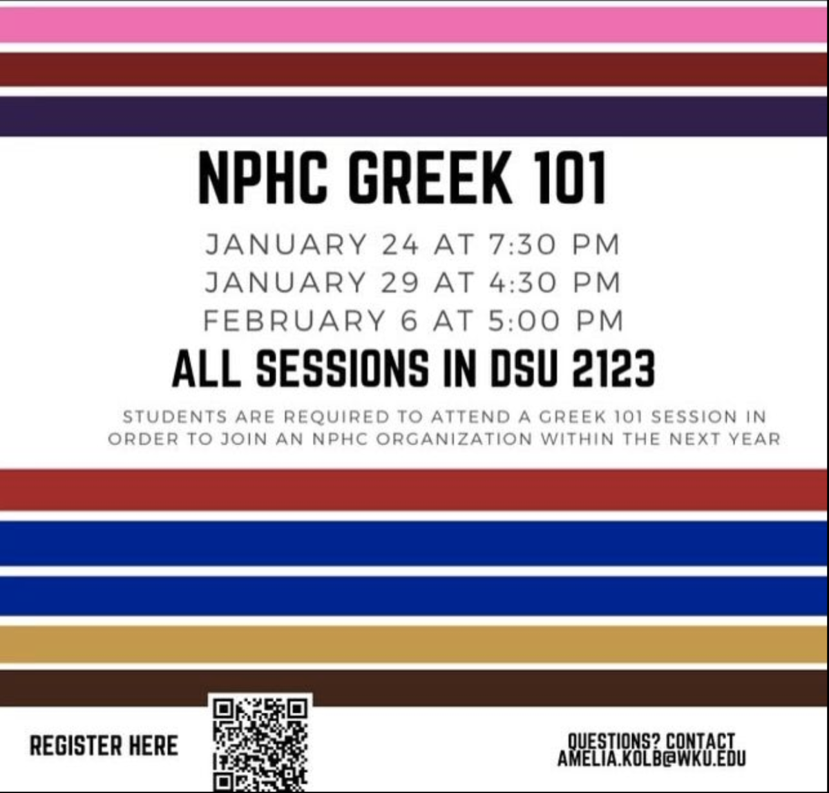 NPHC organizations host Greek 101 sessions